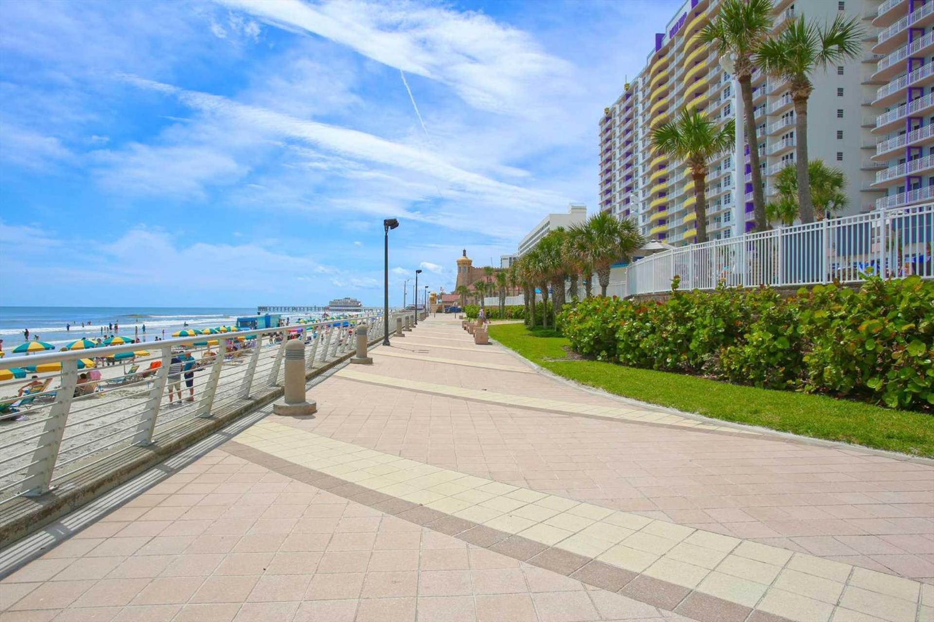 Luxury 8Th Floor 2 Bedroom Condo Direct Oceanfront Wyndham Ocean Walk Resort Daytona Beach | 801 Dış mekan fotoğraf