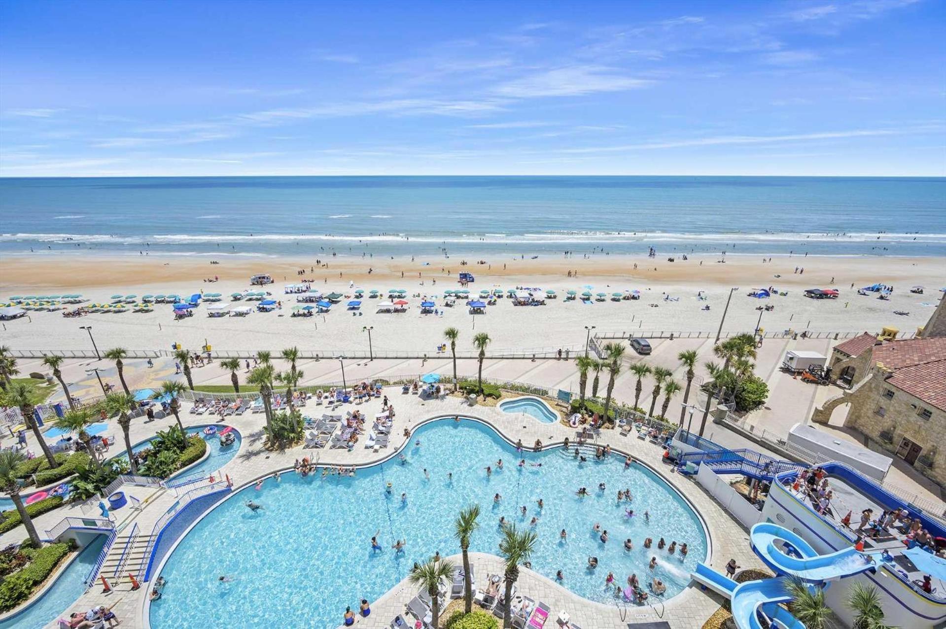 Luxury 8Th Floor 2 Bedroom Condo Direct Oceanfront Wyndham Ocean Walk Resort Daytona Beach | 801 Dış mekan fotoğraf