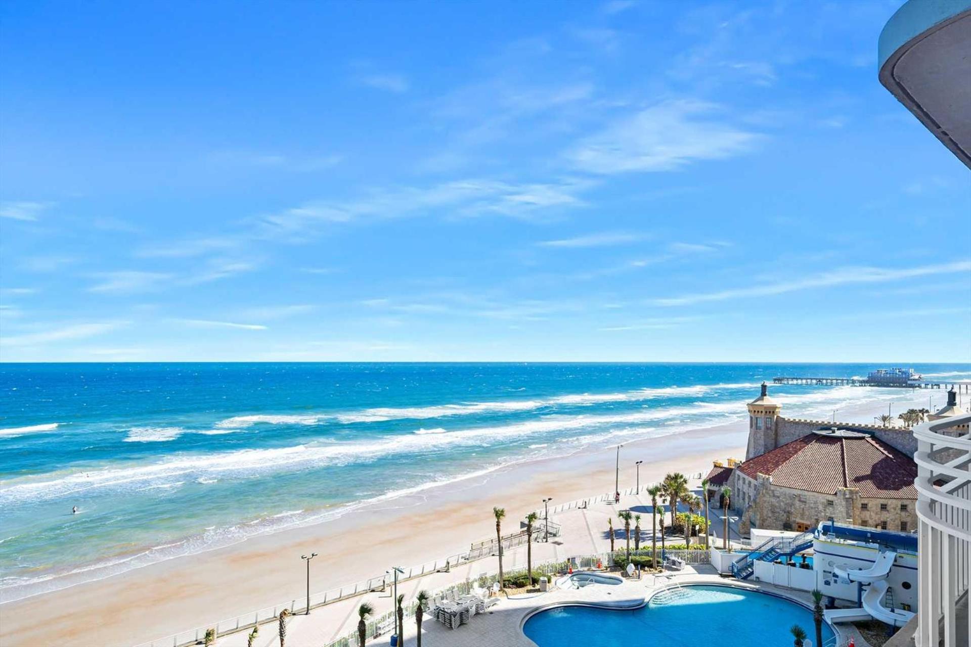Luxury 8Th Floor 2 Bedroom Condo Direct Oceanfront Wyndham Ocean Walk Resort Daytona Beach | 801 Dış mekan fotoğraf
